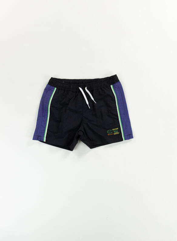 BOXER BEACH INSERTATO RAGAZZO, KK001 BLK, medium