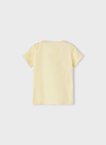 T-SHIRT POSITIVE VIBES BAMBINA, DOUBLE CREAM, small