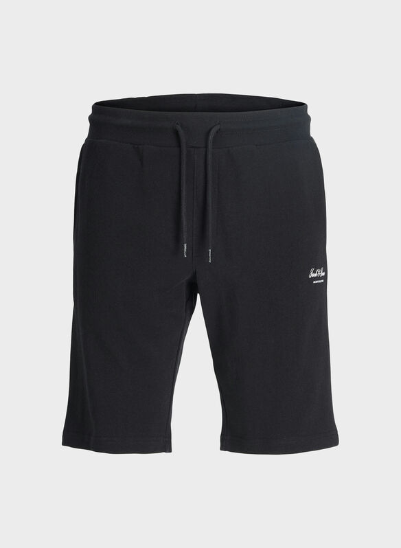 BERMUDA IN FELPA, BLACK, medium