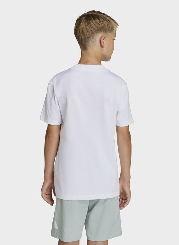 T-SHIRT LOGO RAGAZZO, - WHT, medium