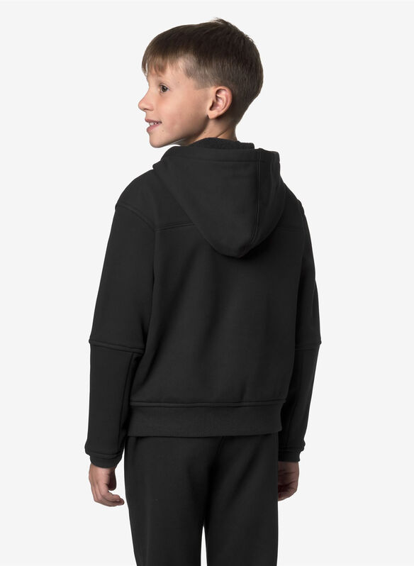 FELPA PROS FULL ZIP RAGAZZO, USY BLK, medium