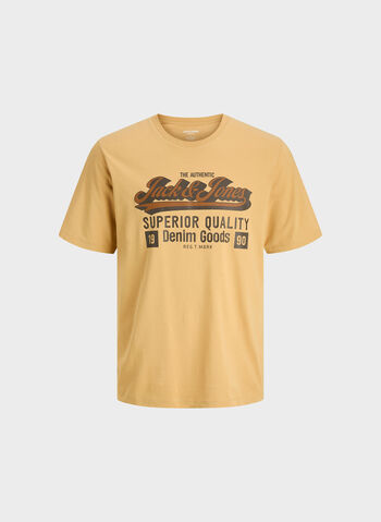 T-SHIRT CON LOGO SUPERIOR QUALITY, CURRY SENAPE, small