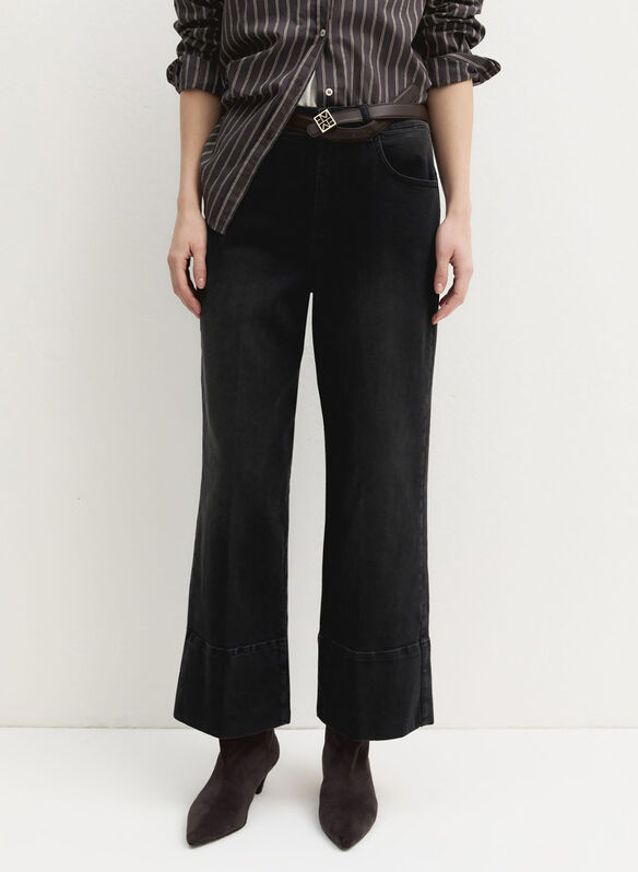 JEANS CROPPED, 004 BLK STONE, medium