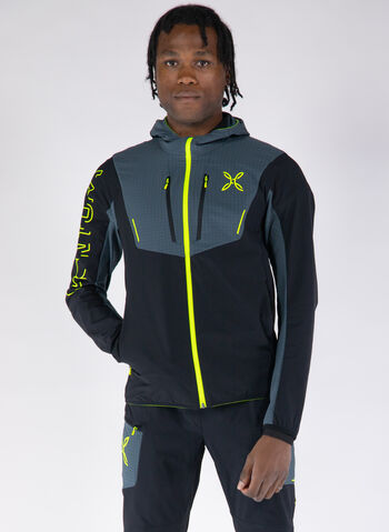 GIACCA SKI STYLE OUTDOOR, 9070F BLKGREYYEL, small