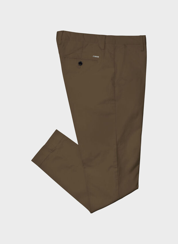 PANTALONE CHINO TWILL, TABACCO, large