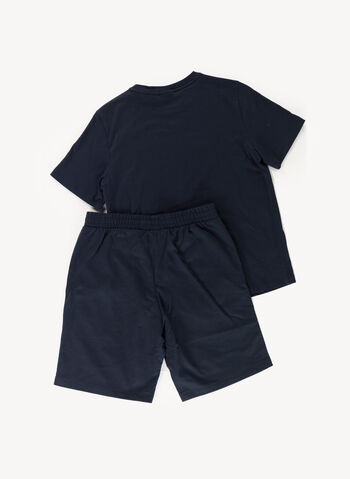 T-SHIRT+SHORT VISIBILITY RAGAZZO, UB102 NVY, small