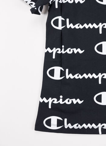 T-SHIRT ALL OVER RAGAZZA, KL001BLK, small