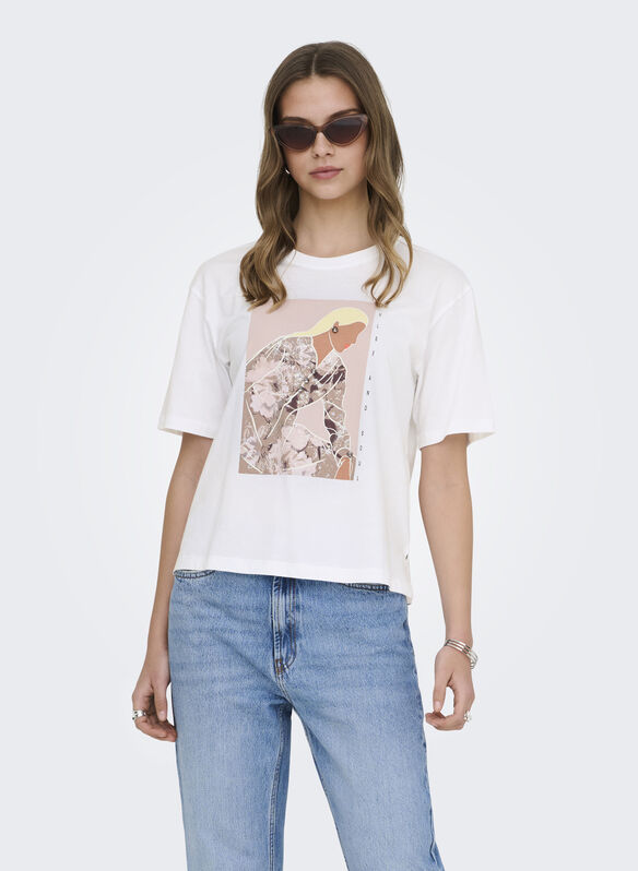 T.SHIRT SUSAN, WHITE PULSE, medium