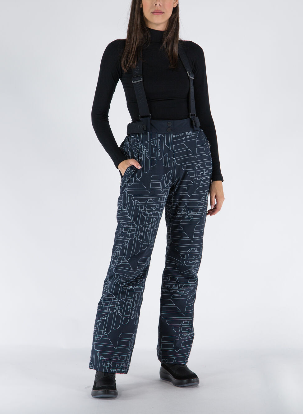 EA7 PANTALONE SCI TORAY ALL OVER
