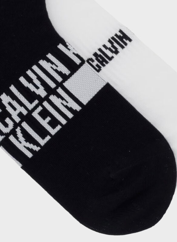 CALZA SNEAKER LOGO, 001 BLK, medium