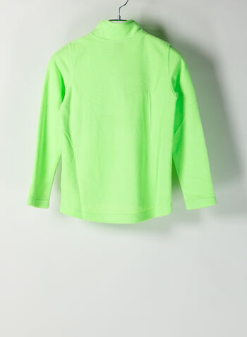 FELPA AMARILLO IN PILE 1/2 ZIP JUNIOR, , small