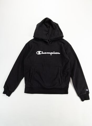 FELPA CON CAPPUCCIO BIG LOGO RAGAZZA, , small