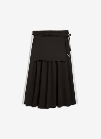 GONNA MIDI PLEATED, 01 BLK, small