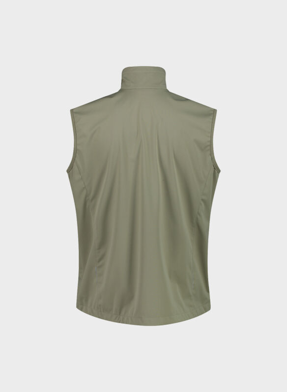 GILET IN SOFTSHELL LEGGERO, E663 SAGE, medium