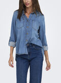 CAMICIA ONLYASMIN IN JEANS, MEDIUM BLUE DENIM, thumb