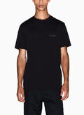 T-SHIRT LOGO SPECCHIATO, UC001 BLK, thumb