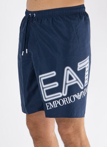 COSTUME BOXER BEACH CON LOGO, 00035 NVYWHT, small