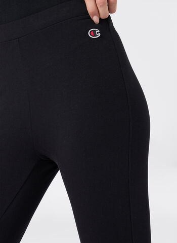 LEGGINGS IN COTONE ELASTICIZZATO ICONS, KK001 BLK, small