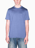 T-SHIRT ESS LOGO SPECCHIATO, UB068 DENIM, thumb