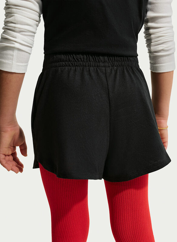 SHORT JERSEY RAGAZZA, 010 BLK, medium