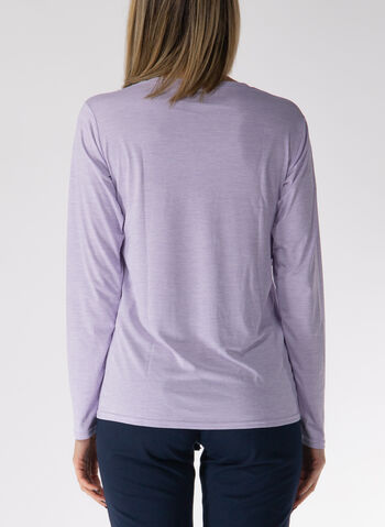 T-SHIRT LONGSLEEVE COOL DAILY TECH, LIGHT PURPLE, small