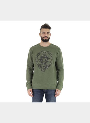 FELPA GIRO TESCHIO , 28GREEN, small