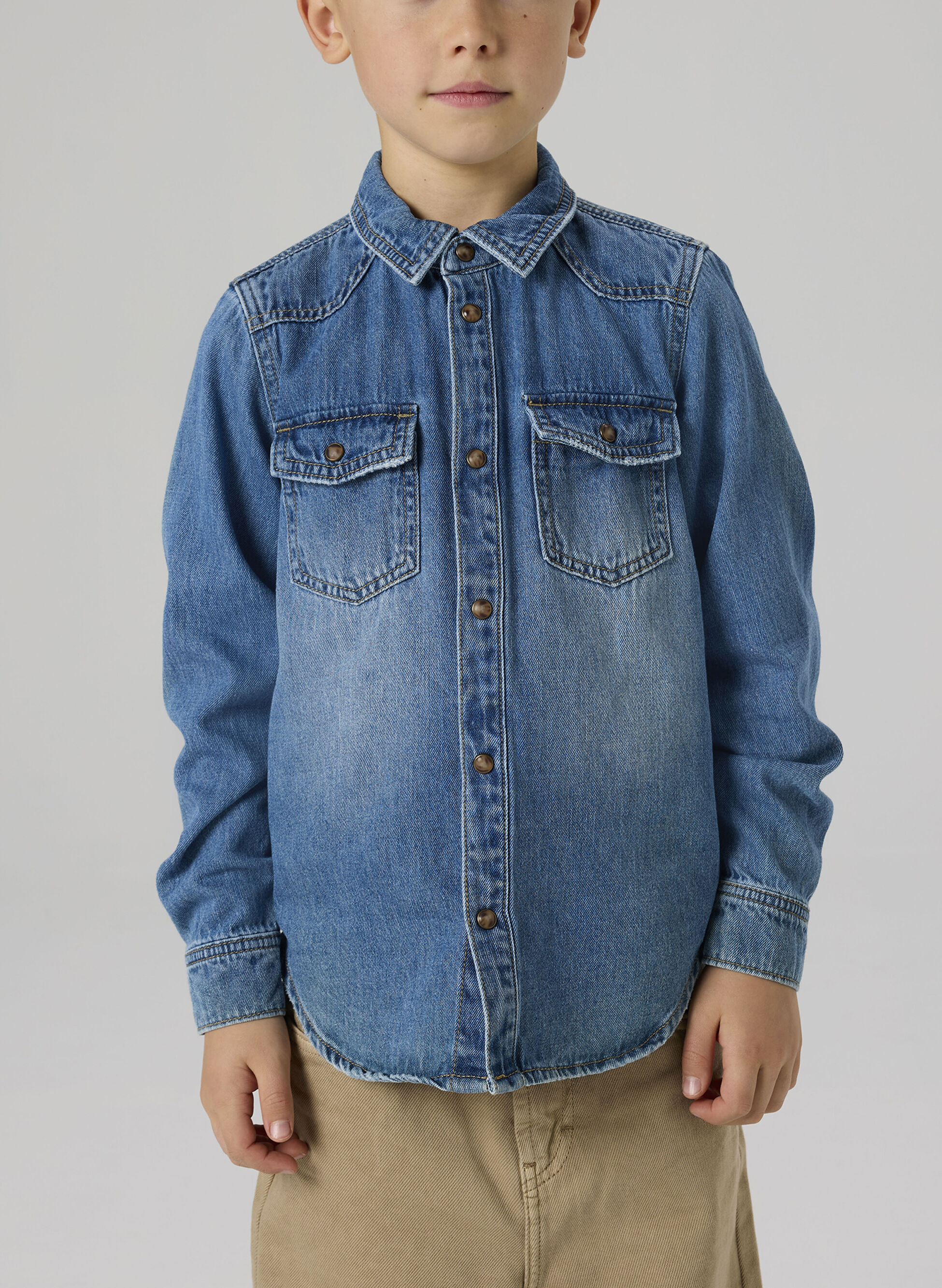 CAMICIA JEANS KIM RAGAZZO 158