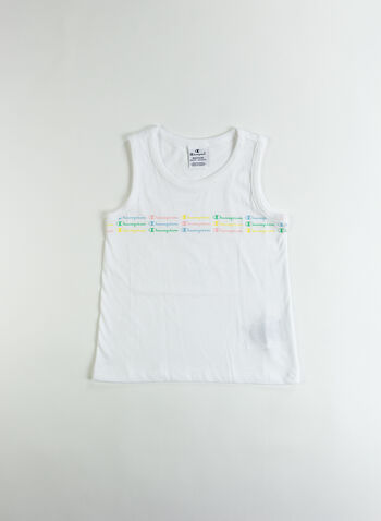 CANOTTA LOGO DA RAGAZZA, WW001WHT, small