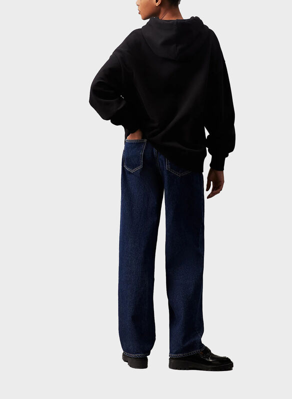 FELPA HOODIE CON LOGO, BEH BLK, medium