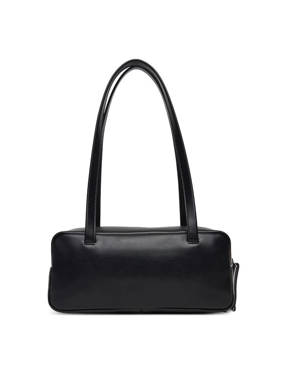 BORSA CITY CON LOGO, BDS BLK, medium