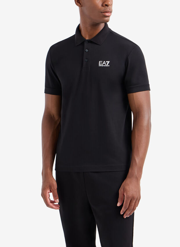 POLO JERSEY, 1200 BLK, large
