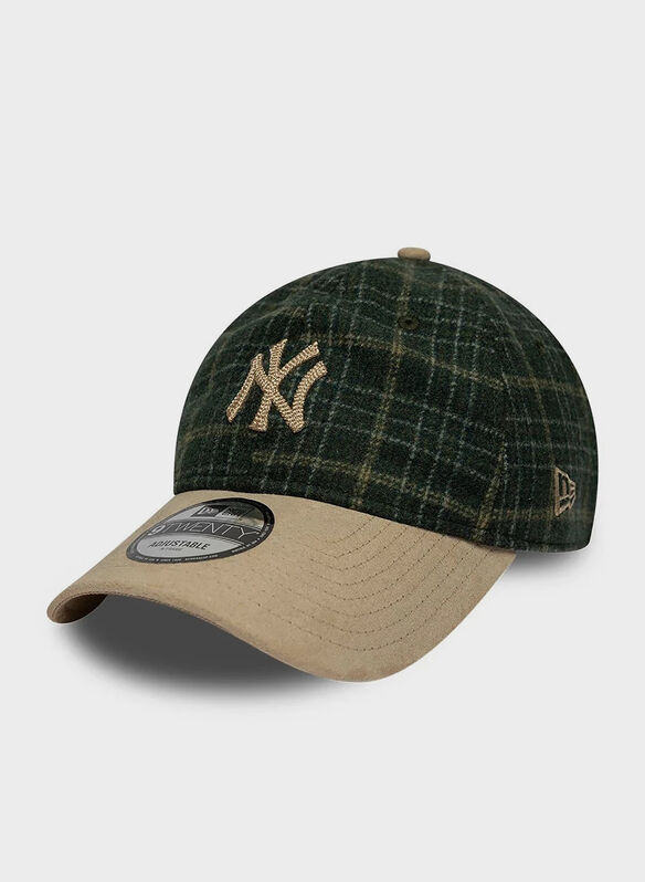 CAPPELLO NYY MIX CHECK 9TWENTY, - GREENBEIGE, medium