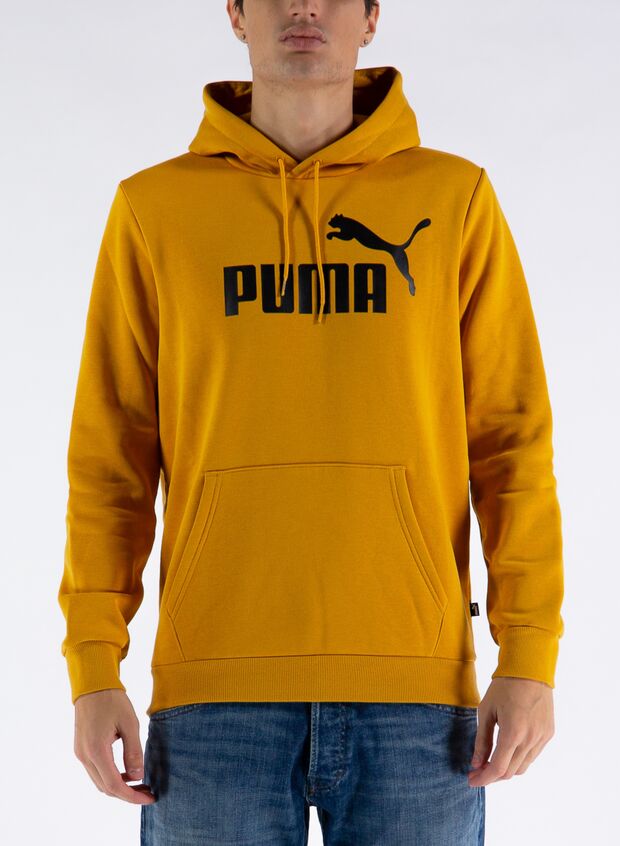 PUMA FELPA ESS BIG LOGO CON CAPPUCCIO Giallo, Nero | Sport85