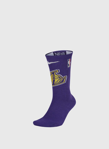 CALZE BASKET ELITE  CREW LOS ANGELES LAKERS, 504PURPLE, small