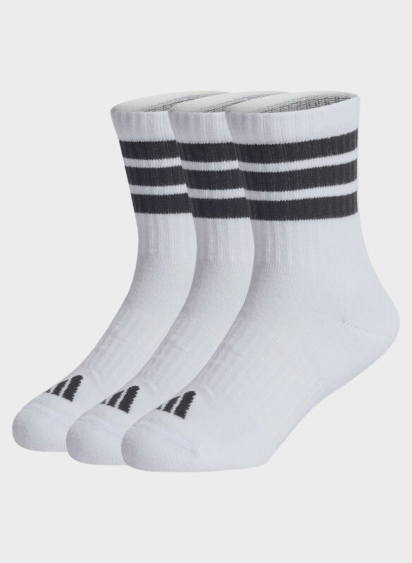 CALZA 3 PAIA CREW CUSH, - WHT, medium