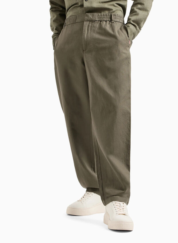 PANTALONE MICRO LOGO, 18AA OLIVE, large