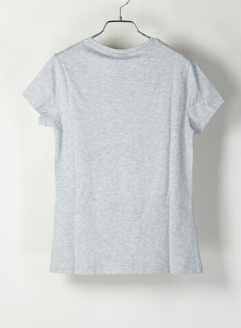 T-SHIRT CON STAMPA, GREY, small