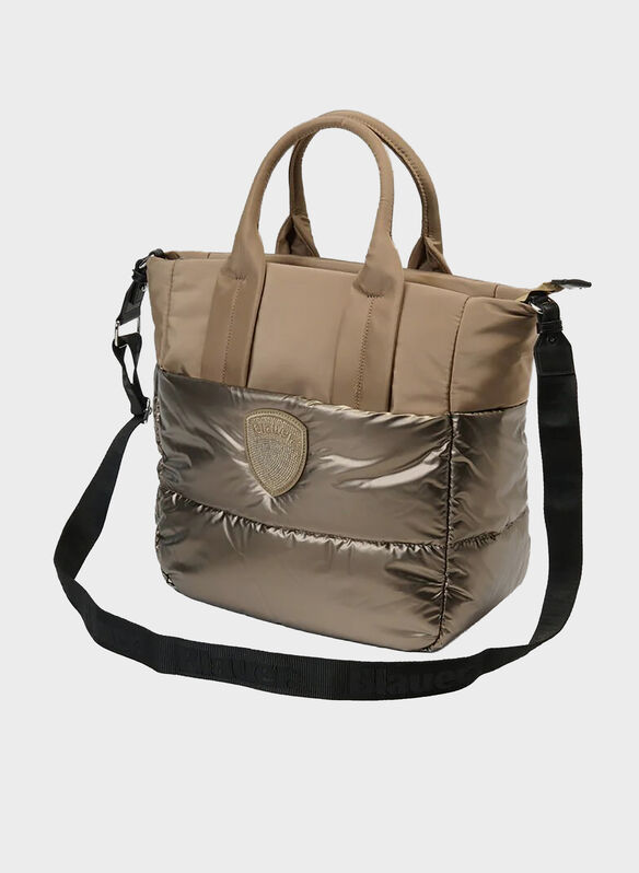BORSA PADDED SHOPPER XL, BEI, medium