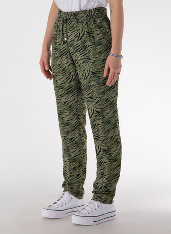 PANTALONI VISCOSA ANIMALIER, ANI104 SALVIA, small