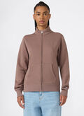 FELPA HERITAGE FULL ZIP, MS513 CIOCCOLATO, thumb