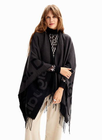 PONCHO PARIS LOGO, 2014 BLK, small
