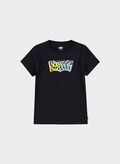 T-SHIRT CON STAMPA, 023 BLK, thumb