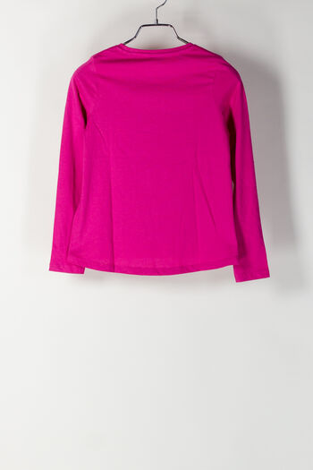 T-SHIRT VIOLET RAGAZZA, , small