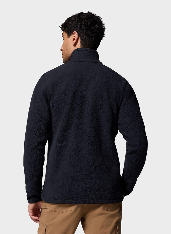 FELPA SHERPA FULL ZIP JASPER, 010 BLK, medium