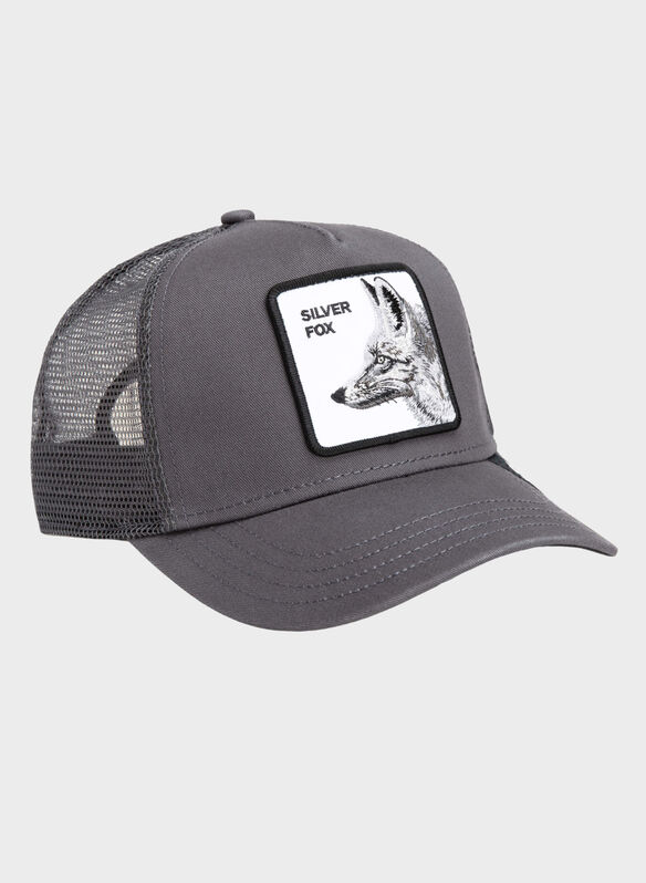CAPPELLO FOX TRUCKER, - GREY, medium