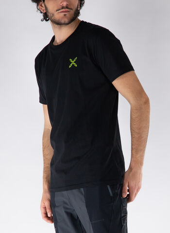 T-SHIRT PENCIL LOGO, 9047 BLKLIME, small