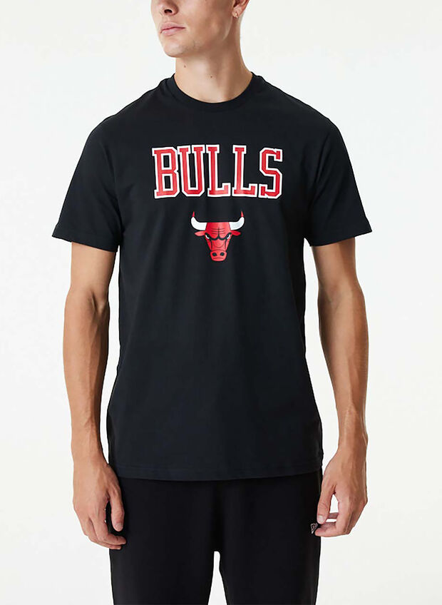 T-SHIRT NBA CHICAGO BULLS, BLK, large