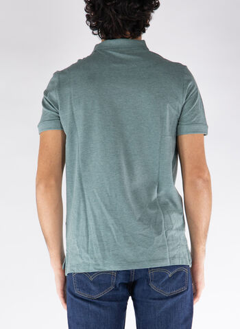 POLO PIQUET MELANGE, 142 VERDE, small