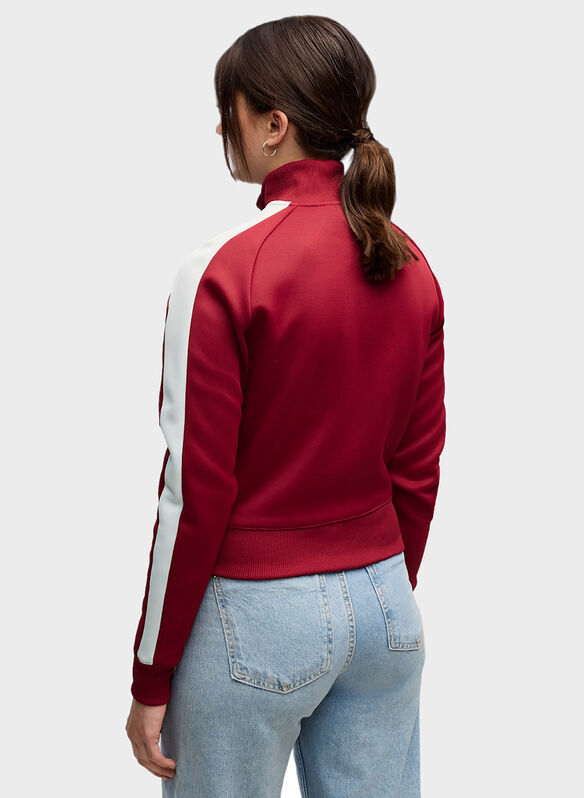 FELPA T7 FULL ZIP, 23 BORDEAUX, medium
