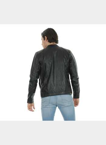 GIUBBOTTO ECOPELLE , 70155BLK, small